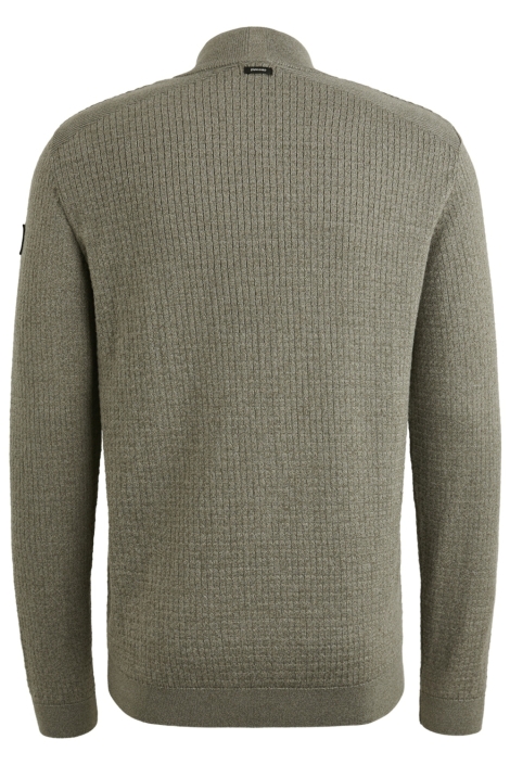 Vanguard half zip collar cotton mouline